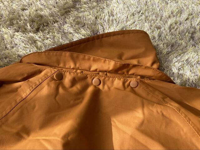 【ワークマン FLAME-TECH(R)(フレイムテック)2WAYウォームマウンテンレインパーカー】襟は取り外しや付け替えが可能