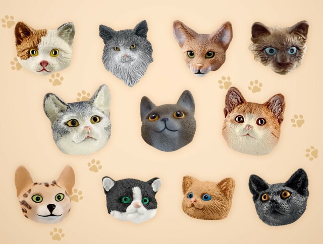 シュライヒのミニチュア・フィギュア ネコたちの面々【シュライヒ　ミニチュア・フィギュア】