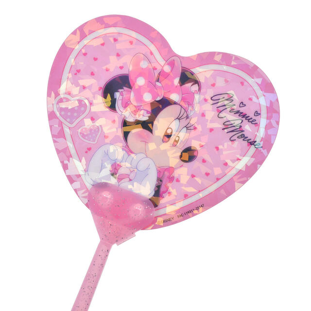 ミニー シークレットうちわ ミニ ホログラム チェーン付き MINNIE DAY 2026 500円