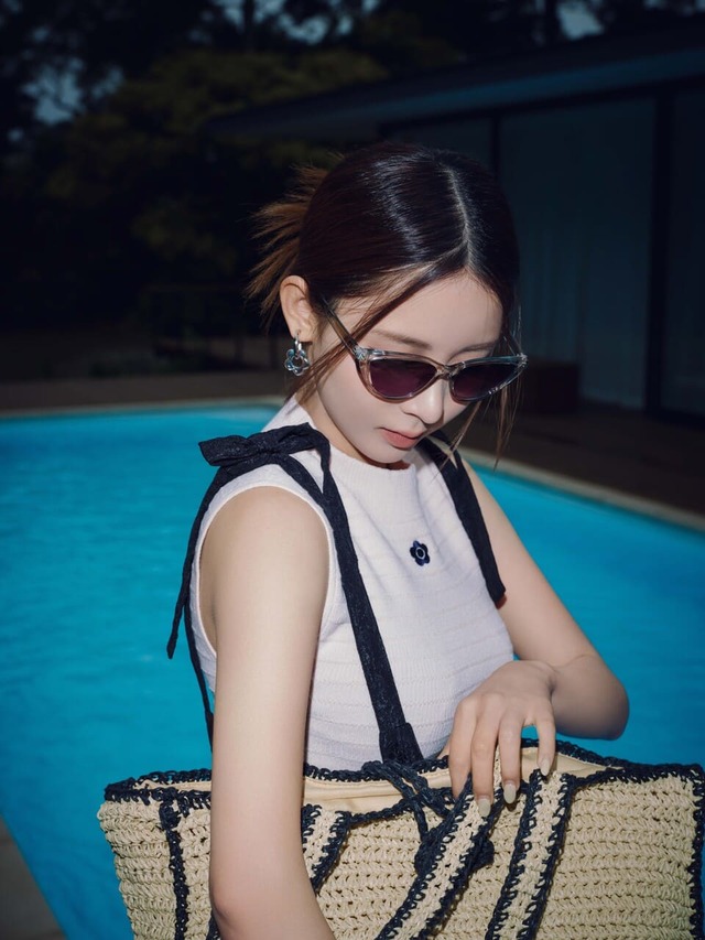 【LILY BROWN×MARY QUANT】リミテッドコンセプトストア限定カラー「ノースリーブニットトップス」PNK