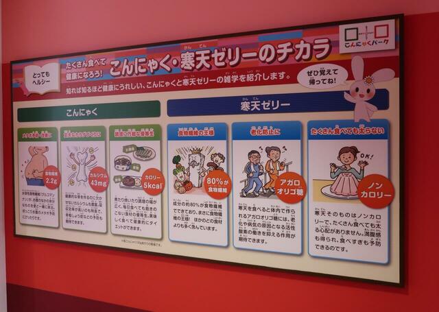 【こんにゃくパーク】こんにゃくについてがわかるパネル 
