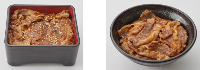 焼き牛重、焼き牛丼