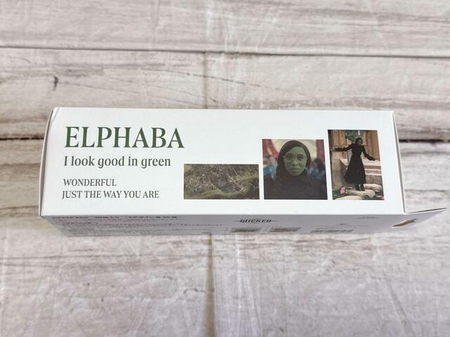 反対側にはエルファバの劇中シーンがデザインされています