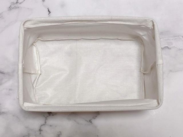 【CanDo（キャンドゥ）×LOVEHOME】持ち手付き収納ボックス（税込220円）