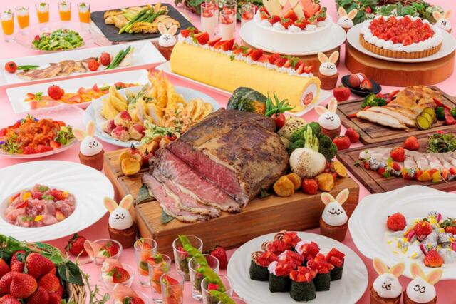 「いちごブッフェ 2026」<期間:2026年1月23日~5月10日>【“あまおう”を含む旬のいちご3種を食べ比べ♪USJオフィシャルホテルで「いちごブッフェ 2026」開催!】