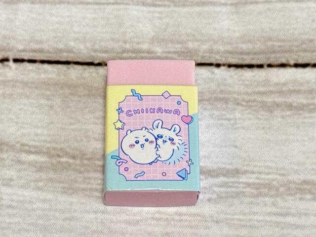 【ちいかわ×DAISO限定デザイン】消しゴム ちいかわ：110円（税込）