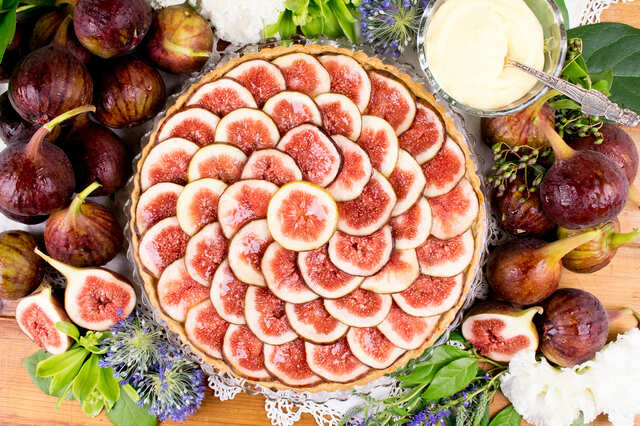 【キル フェ ボン】「イチジクのタルト」販売期間：7月1日（月）～7月31日（土）の販売予定