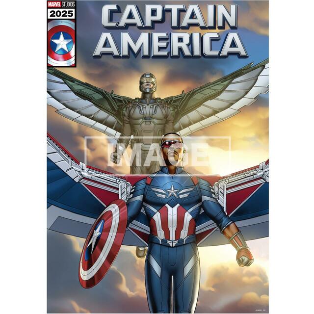 F賞 ポスター｜Happy くじ / MARVEL 『キャプテン・アメリカ:ブレイブ・ニュー・ワールド