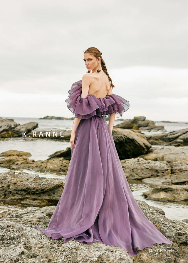 クラウディア|「K.RANNE-クランネ-」新作ウェディングドレス|KNE0049_purple