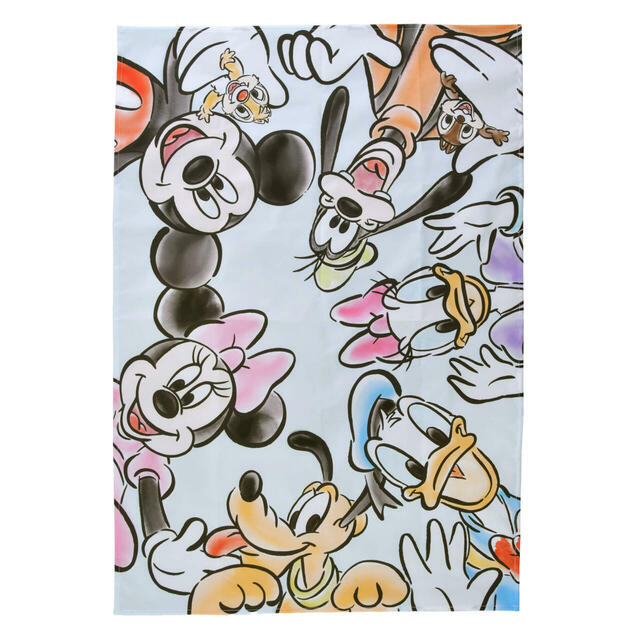 ミッキー＆フレンズ レジャーシート ポーチ入り DISNEY LEISURE TIME 2,000円