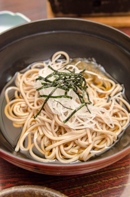 コシのある蕎麦