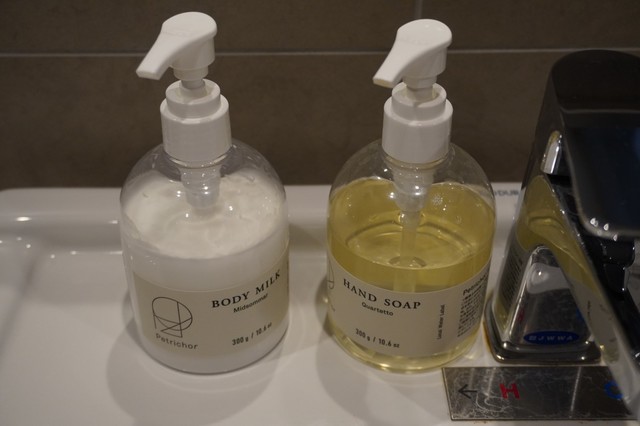 【HOTELCAFUNE】ハンドソープもPetrichor（ペトリコール）のもの
