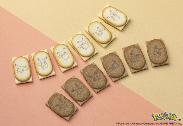 「ポケモン東京ばな奈 はみ出しチョコのクッキーサンド」<価格:1,296円(税込)>【池袋駅にかわいさマックスな「ピカチュウ東京ばな奈」が出現!ピカチュウとイーブイのステッカー付きクッキー缶も初登場!】