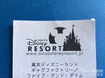 東京ディズニーランド 通常レシート