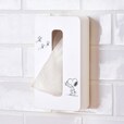 【PLAZA】「山崎実業 tower タワー スヌーピー PEANUTS ティッシュケース」2,420円／シンプルながら遊び心のあるデザインが魅力