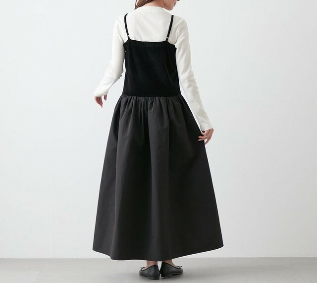 異素材使いドッキングワンピース「アナと雪の女王」|¥ 6,990 (税込)