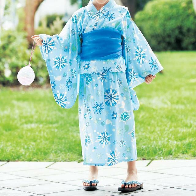 サマーワンピースとしても使える!キャラクターモチーフの2WAY浴衣セット|¥5,990 (税込)