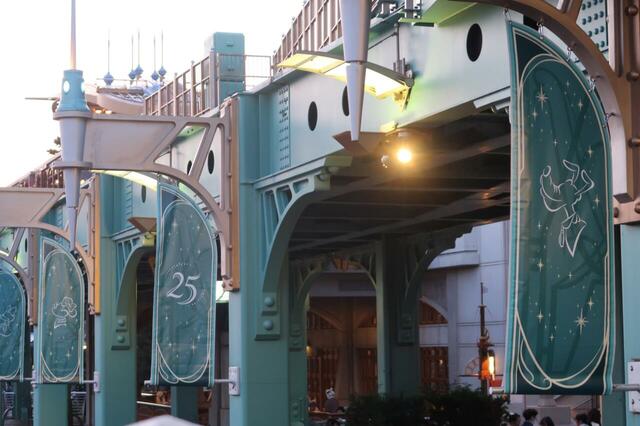 東京ディズニーシー25周年「スパークリング・ジュビリー」デコレーション