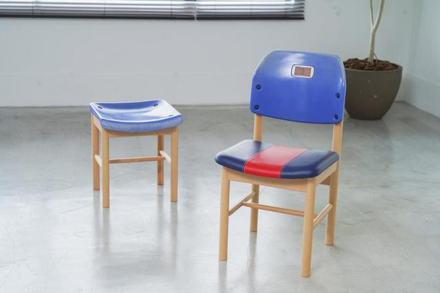 「明治神宮野球場メモリアルグッズ」のスツール、チェア