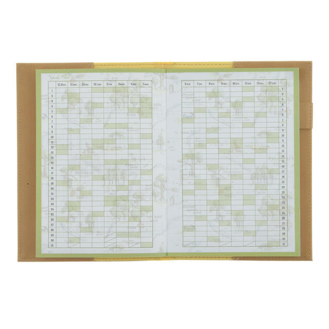 プー＆フレンズ 手帳・スケジュール帳 B6 型押し CALENDAR＆ORGANIZER 2026 2,800円