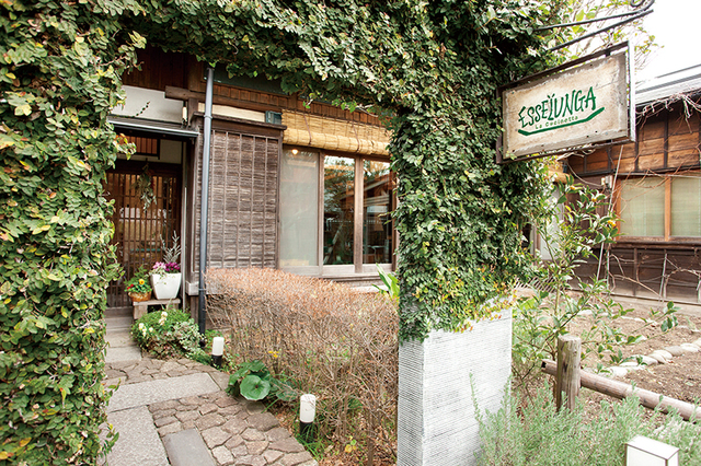 長谷 ・ESSELUNGA／ツタが生い茂る風情あふれる店構え