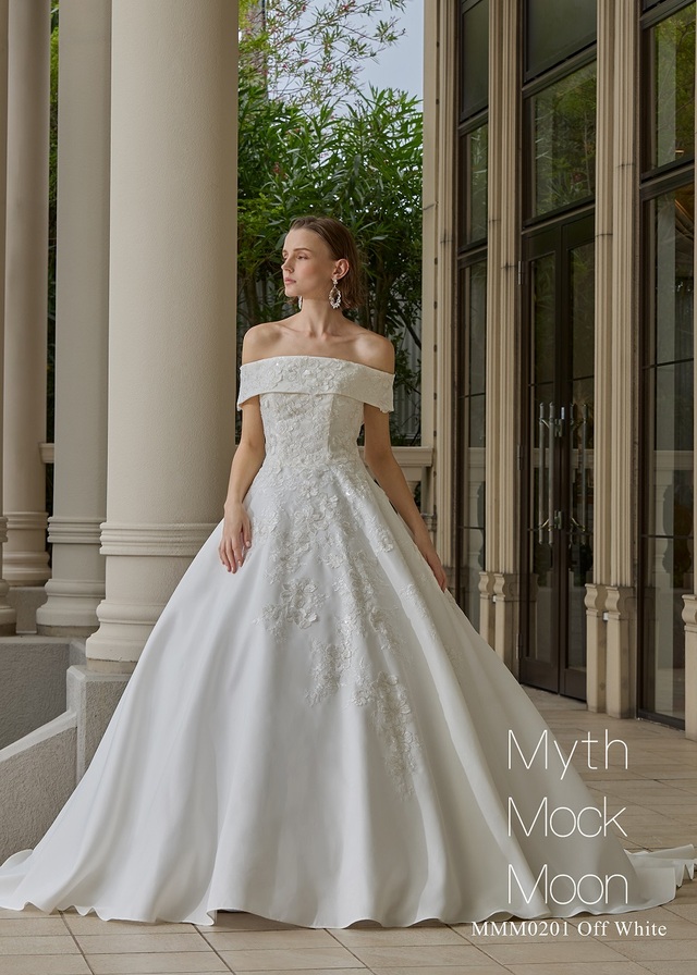 クラウディア「Myth Mock Moon(ミスモックムーン)」新作ウェディングドレス MMM0201_Off White