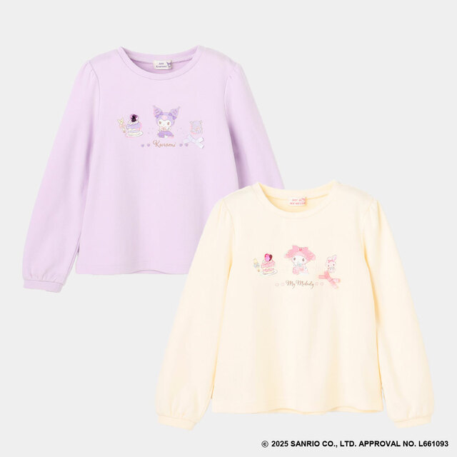 【ANY KIDS×マイメロディ／クロミ】長袖Tシャツ（90～150cm）￥2,990～（税込）