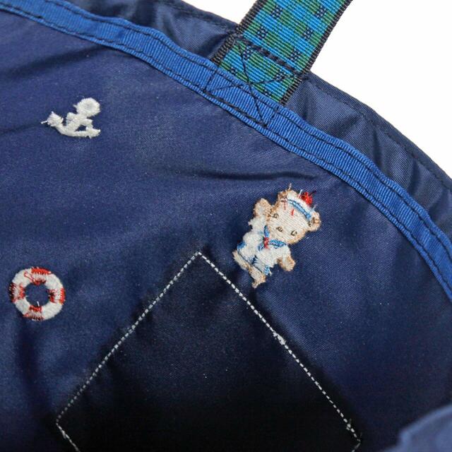 「バッグ内側」＜価格：16,500円（税込）＞【【KINOKUNIYA×familiar】マリンモチーフの刺繍がかわいい♪大人気コラボの“第2弾バッグ”予約スタート！】