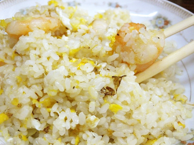 「エビチャーハン（840円）」 （上海飯店）