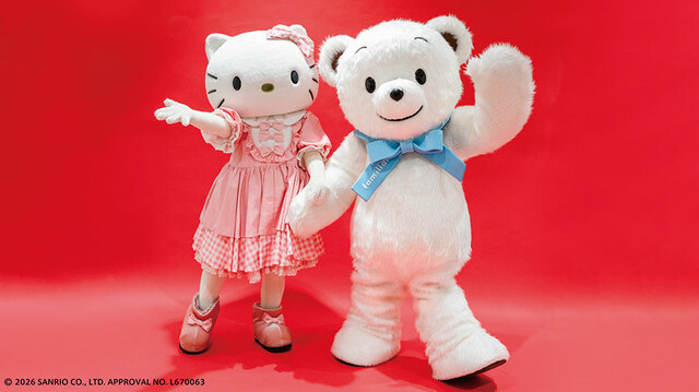 【familiar×ハローキティ】ファミリア神戸本店にて、ファミちゃんとハローキティと一緒に写真が撮れる撮影会も開催！（要予約）