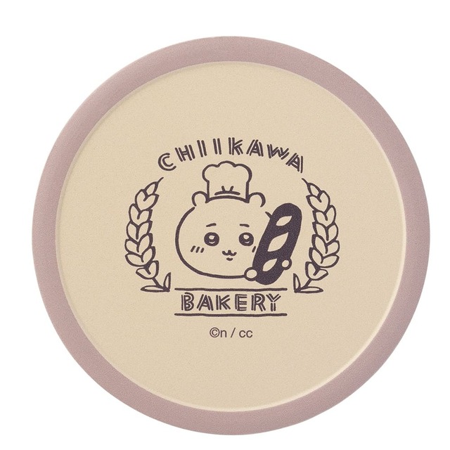 【ちいかわベーカリー】素焼きコースター （ロゴ）　1,100円