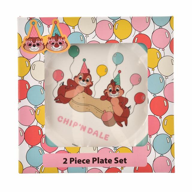 チップ＆デール プレート(L) CHIP ‘n DALE 80 years｜2,200円