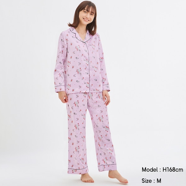 サテンパジャマ（長袖）Disney +X ￥2,490 +税