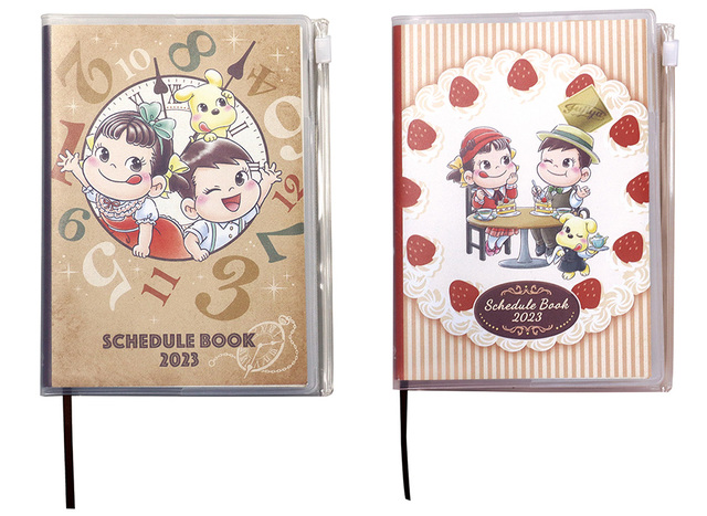 ペコちゃんオリジナル手帳&ブック型ふせん