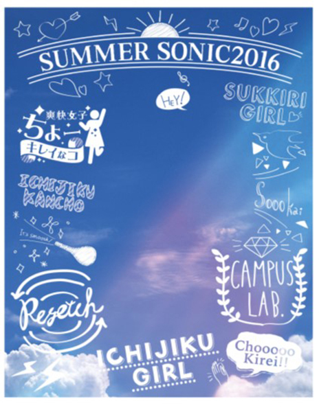 パウダールーム内　フォトパネル