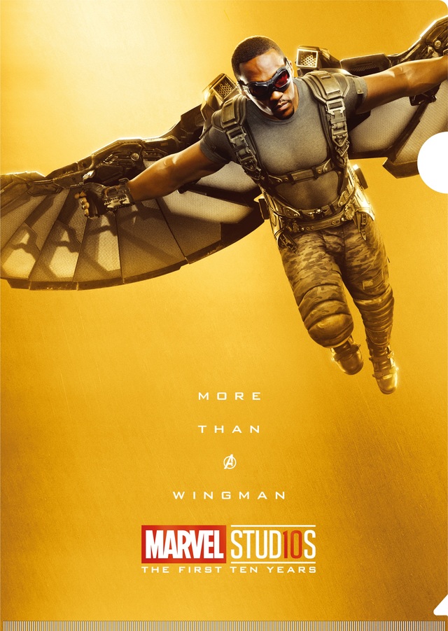 クリアファイルセットG（キャプテン・アメリカ、ウィンター・ソルジャー、ファルコン、ブラックパンサー、アントマン）