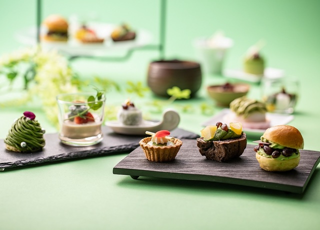 「スイーツビュッフェ（イメージ）」＜1名4,428円＞【リーガロイヤルホテル広島に『オードブル＆メインディッシュ付 スイーツビュッフェ“抹茶and和スイーツ”』が登場】