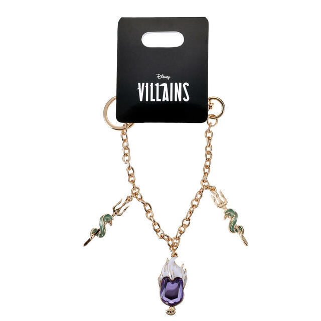 アースラ、フロットサム＆ジェットサム バッグチャーム DISNEY VILLAINS 2,200円