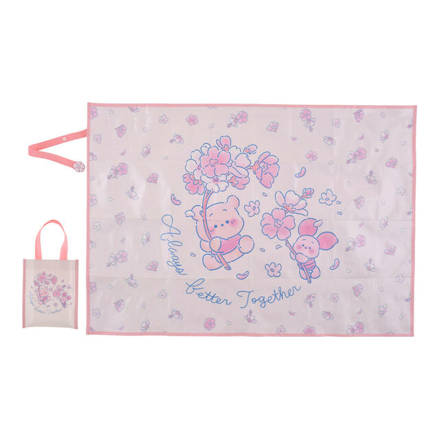プーさん＆ピグレット レジャーシート バッグ入り DISNEY SAKURA COLLECTION 2026 3,000円