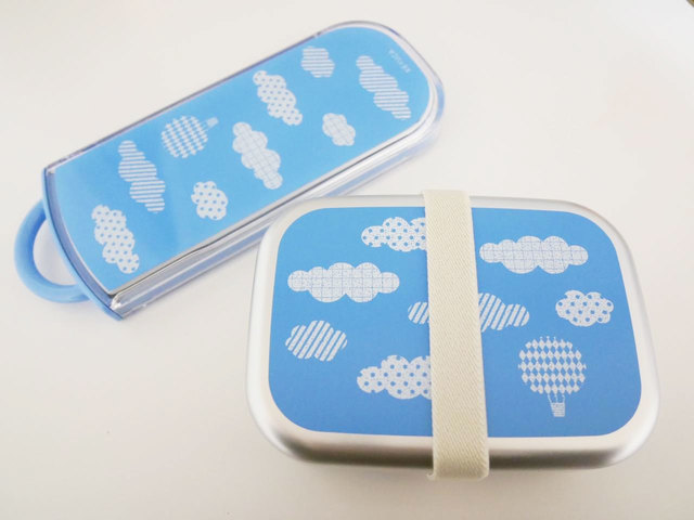 ケユカ　キッズ保温対応アルミ弁当箱　1,500円（税別）・キッズランチトリオセット　990円（税別）