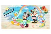 ワイドバスタオル 3,900円|夏の東京ディズニーリゾート「Hello Hello SUMMER!」グッズ|販売店舗:東京ディズニーランド「グランドエンポーリアム」、東京ディズニーシー「タワー・オブ・テラー・メモラビリア」|発売日:2026年6月11日(木)