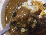 【松屋の創業ビーフカレー】濃いルーが食欲をそそります