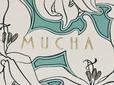 表紙には「MUCHA」のロゴがゴールドで箔押しされています♪