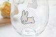 【「タイトーくじ　ブルーナアニマル　Dot Pattern Collection」】C賞　パフェグラス／ドット柄とうさぎがかわいいデザインです