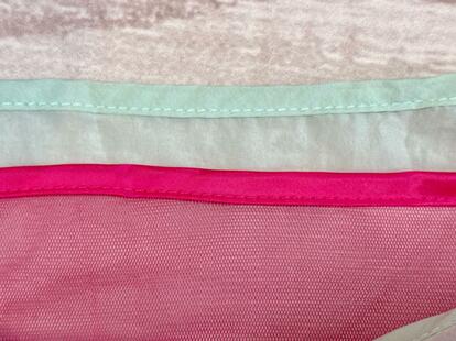 新品スターバックスメッシュエコバッグピンクミステリーチェンジ