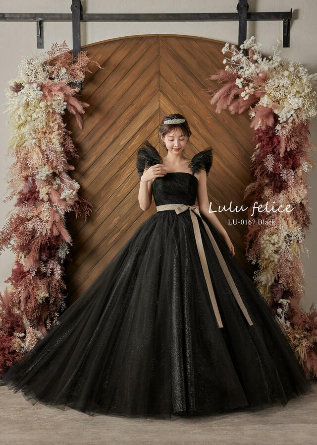 クラウディア「Lulu felice（ルル・フェリーチェ）」新作ウェディングドレス　LU-0167_Black