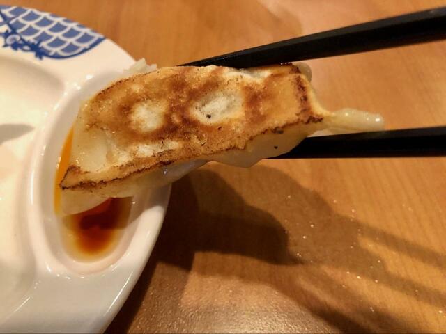 【バーミヤン　晩酌セット】タレを調合して餃子をつけて頂きます！