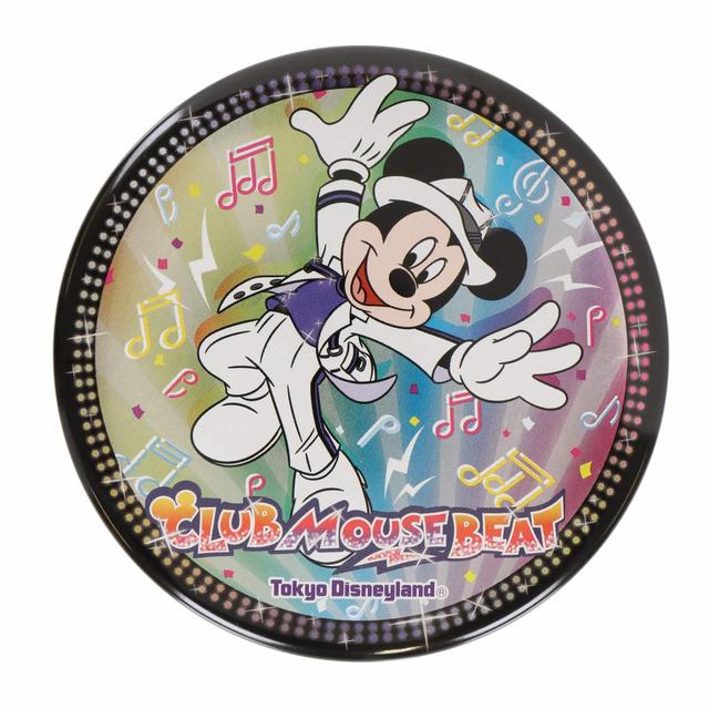 カンバッジ 350円｜直径約9cm｜東京ディズニーランド「クラブマウスビート」グッズ