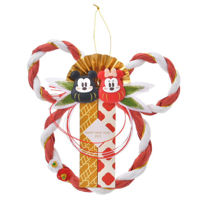 ミッキー＆ミニー しめ飾り NEW YEAR 2025 3,900円