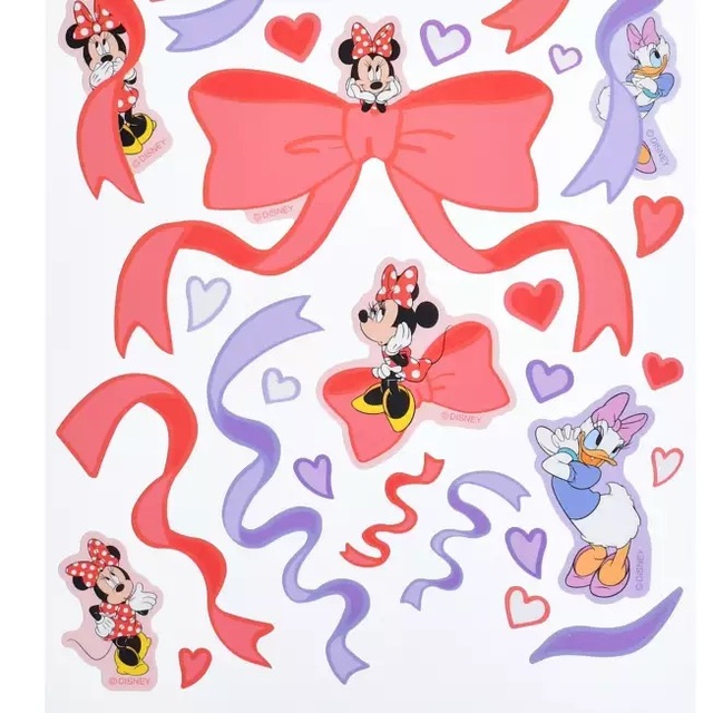 ミニー＆デイジー シール・ステッカー リボン Sticker Collection 350円